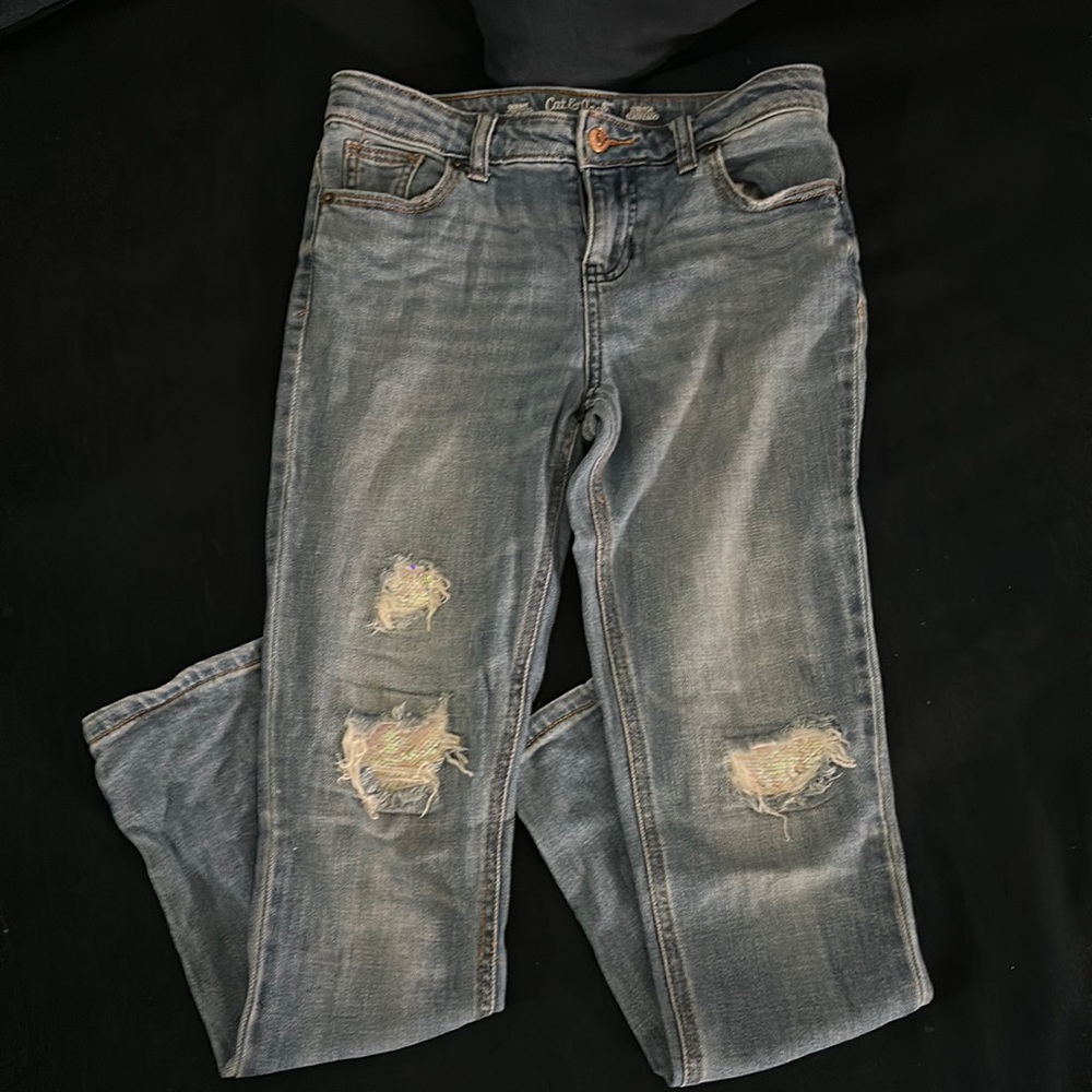 Girls size 12 cat & jack jeans